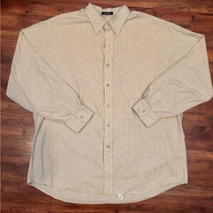 Vintage Burberrys Shirt‎ XL Colorful Button Up Long Sleeve Made In USA Mens